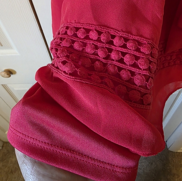 EUC IZ Byer Dress Size Large In Color "Poppy" - Picture 5 of 8